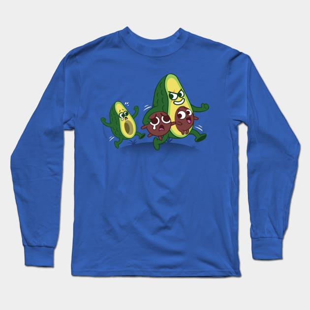 Thief avocado Long Sleeve T-Shirt by albertocubatas